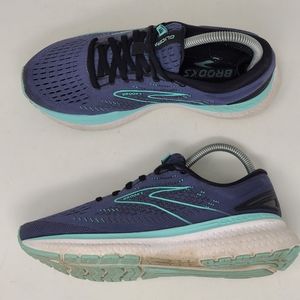 Brooks Womens Glycerin 19 Running Shoes 1203431B473 Blue Athletic size 7.5